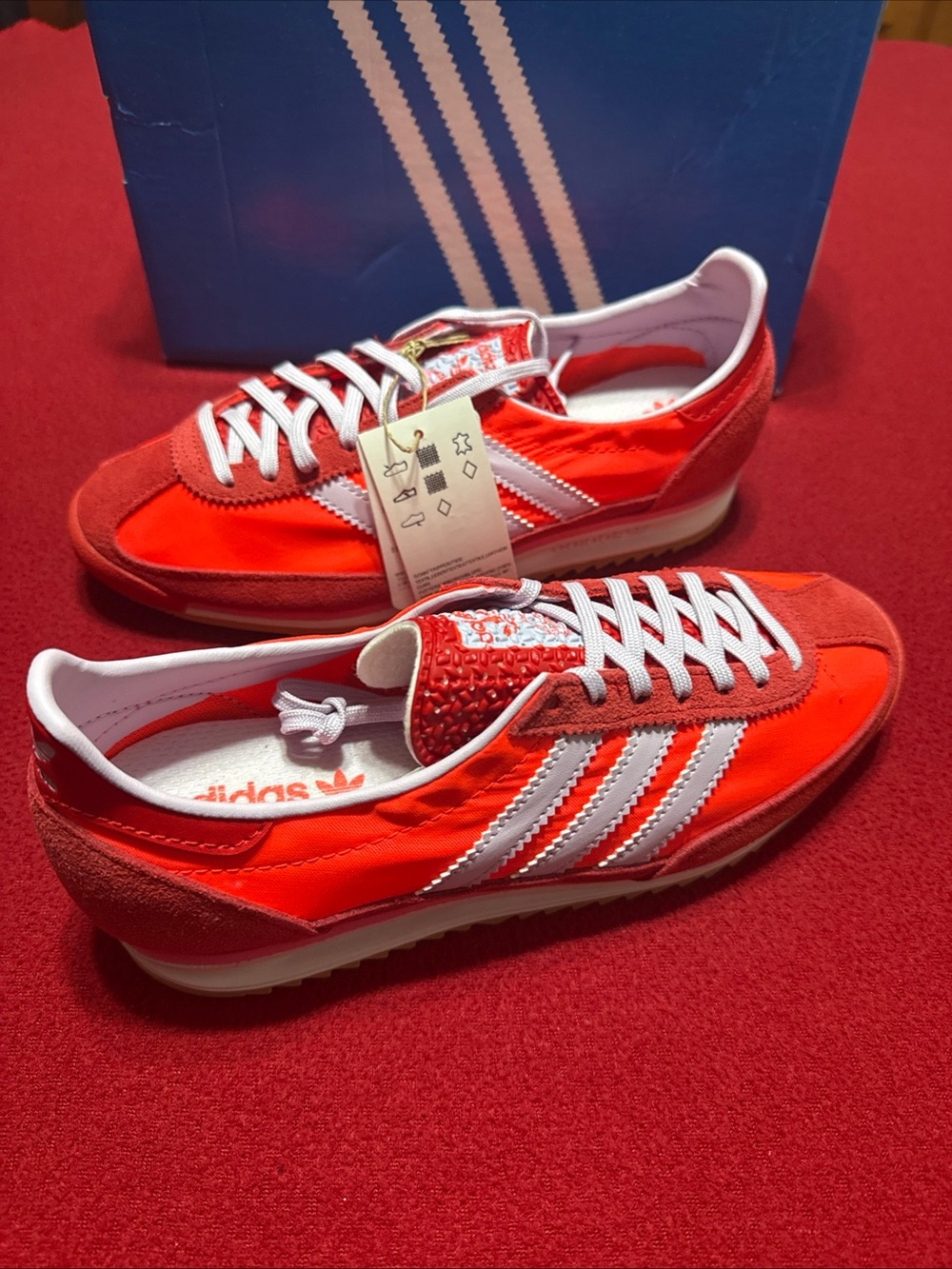 Adidas SL 72 OG Solar Red Retro Sneakers W7 JH7392